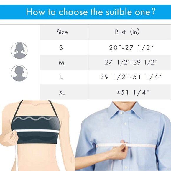 Velpeau Arm Sling Shoulder Immobilizer For Right or Left Arm Model VP0301 Size M - Picture 8 of 11